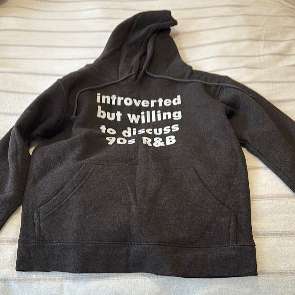 Dark Gray Hoodie - size small, never worn.